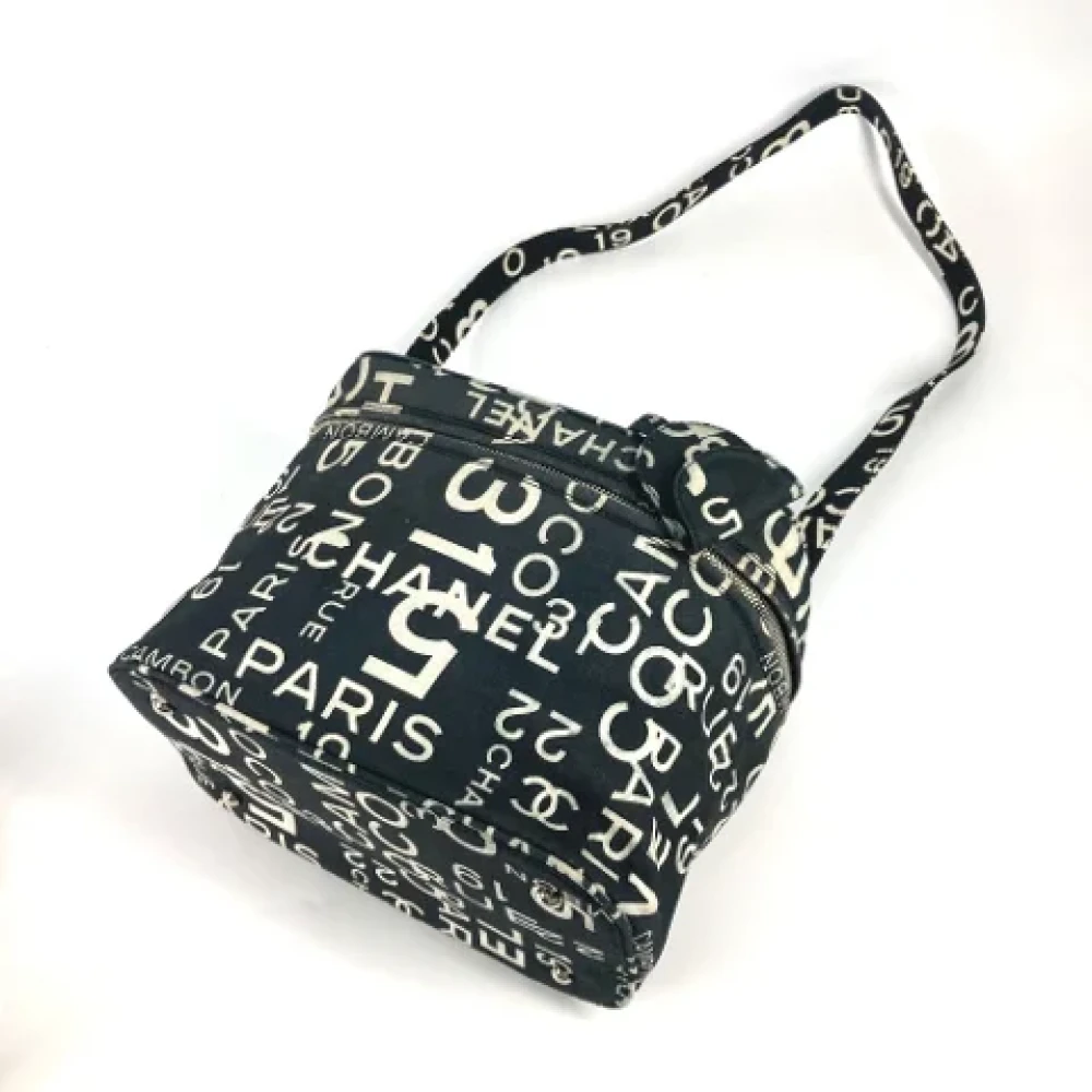 Chanel Vintage Pre-owned Fabric chanel-bags Black Dames