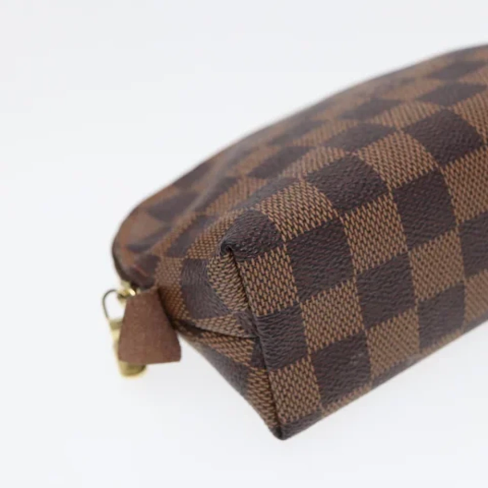 Louis Vuitton Vintage Pre-owned Canvas clutches Brown Dames