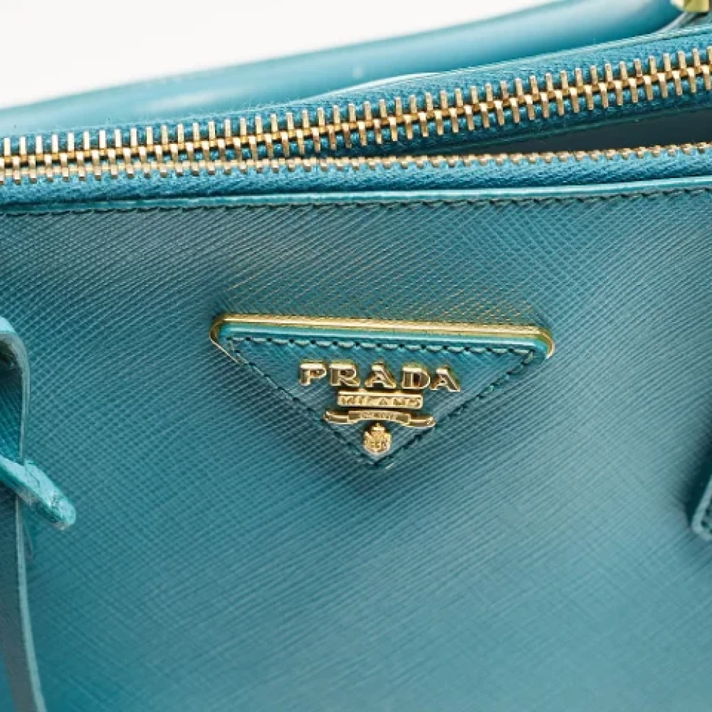 Prada Vintage Pre-owned Leather totes Green Dames
