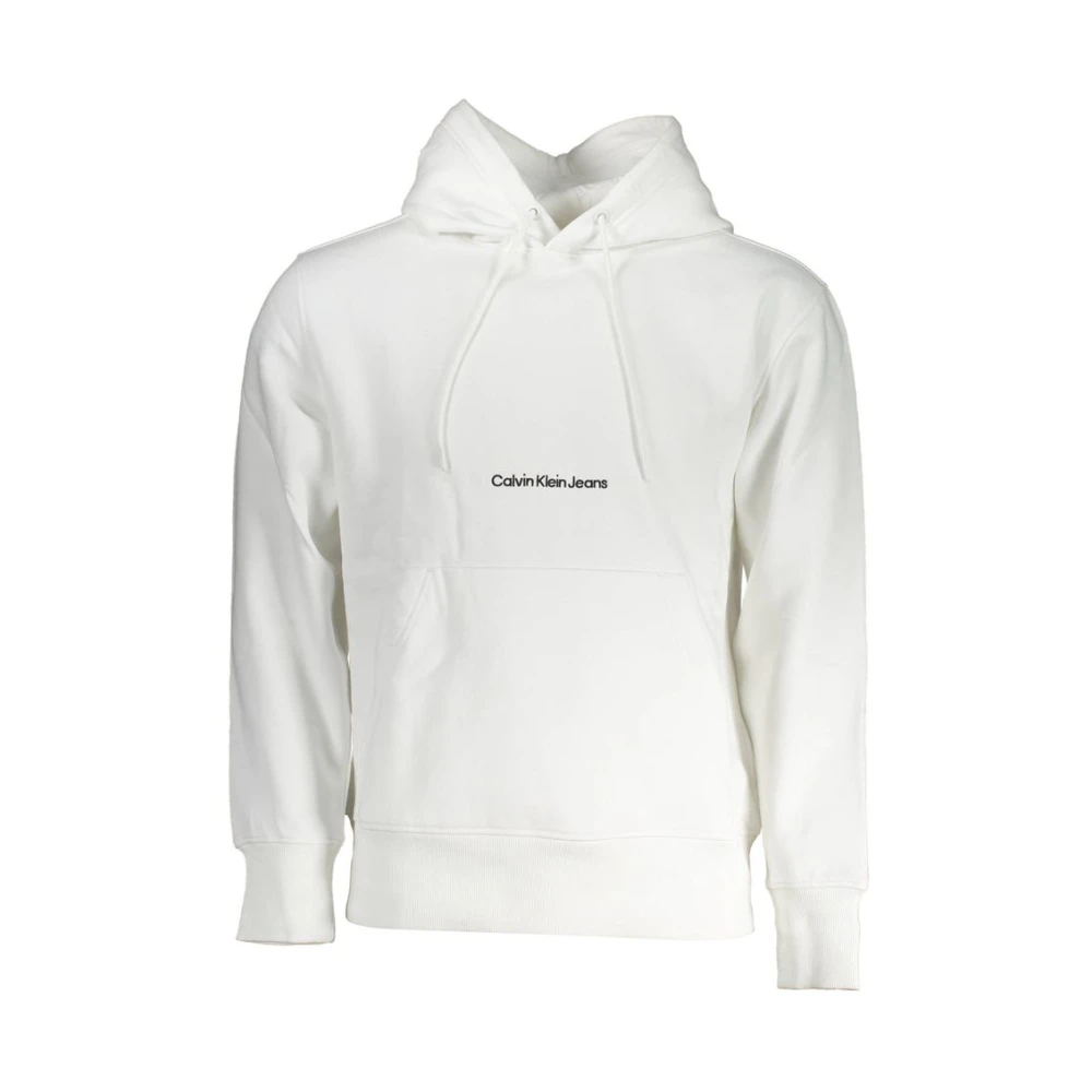 Calvin Klein, Herren, Pullover, Jeans Institutional Hoodie - 89757, Weiss, (XL) - Bild 3