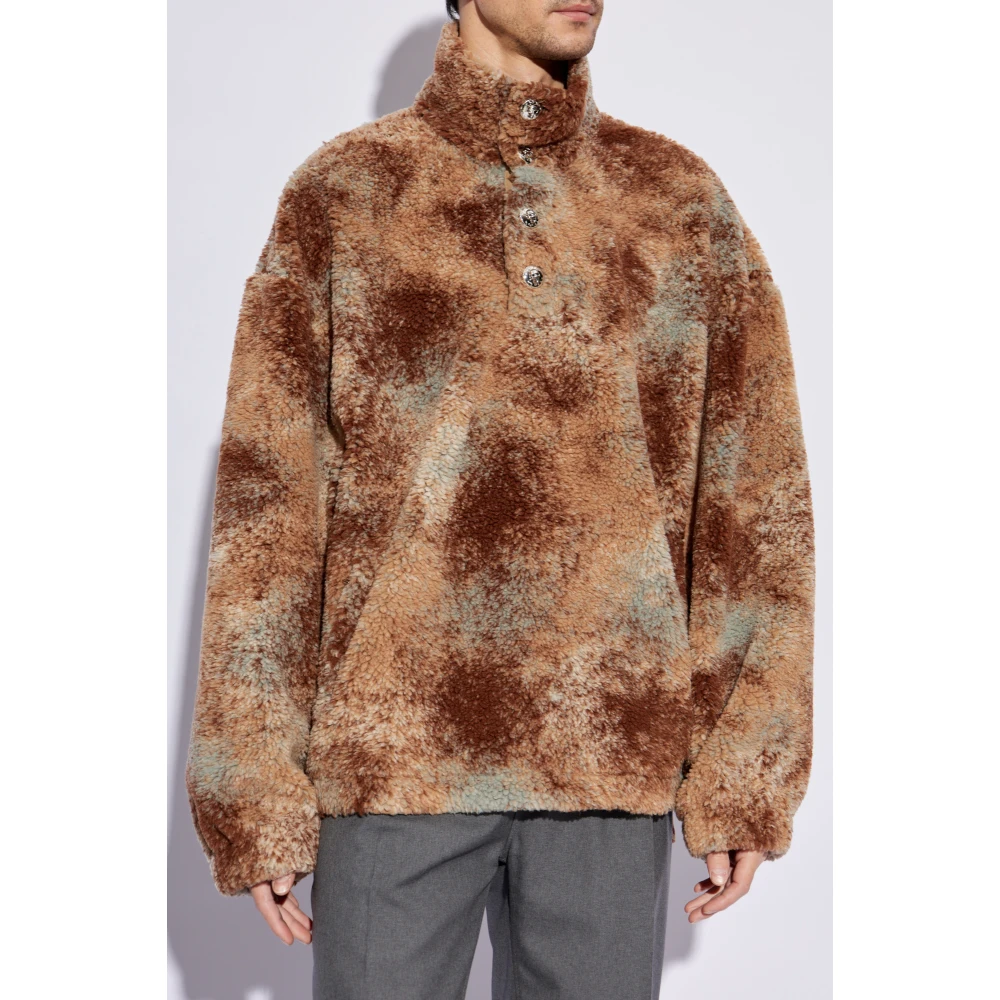 alexander mcqueen Fleece met zakken Brown Heren