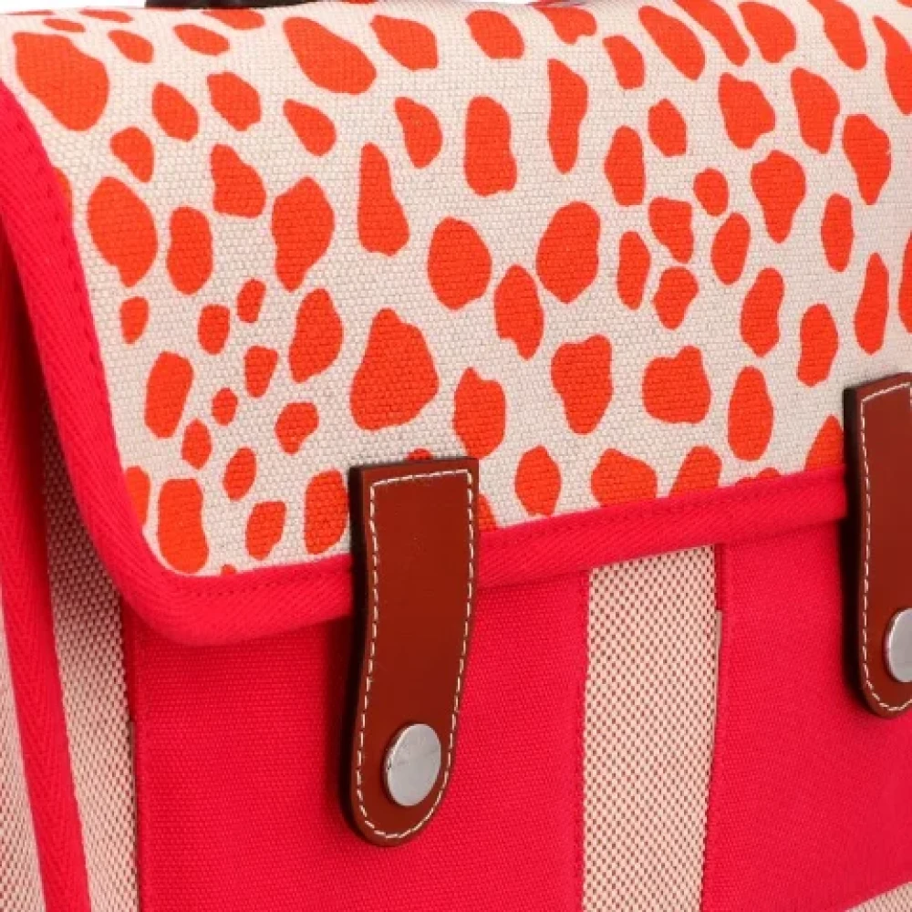 Hermès Vintage Pre-owned Leather backpacks Pink Dames