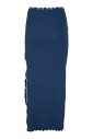 jupe-midi-cotelee-bleue