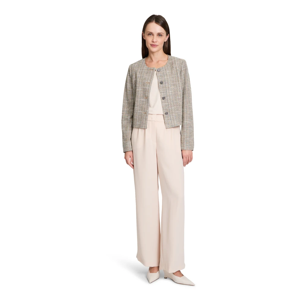 Betty & Co Blazerjas met zakken Gray Dames