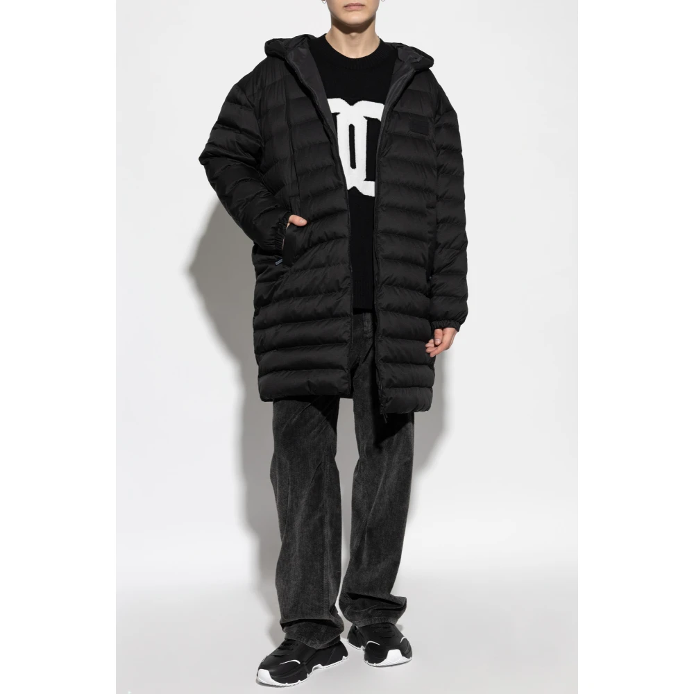Dolce & Gabbana Trui met geborduurd logo Black Heren
