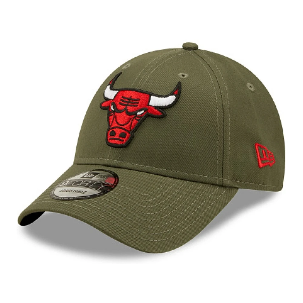 new era Groene Bulls NBA Essential Pet Green Heren