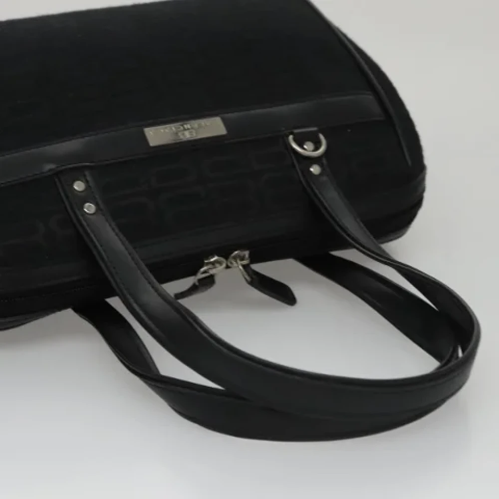 Balenciaga Vintage Pre-owned Canvas handbags Black Dames