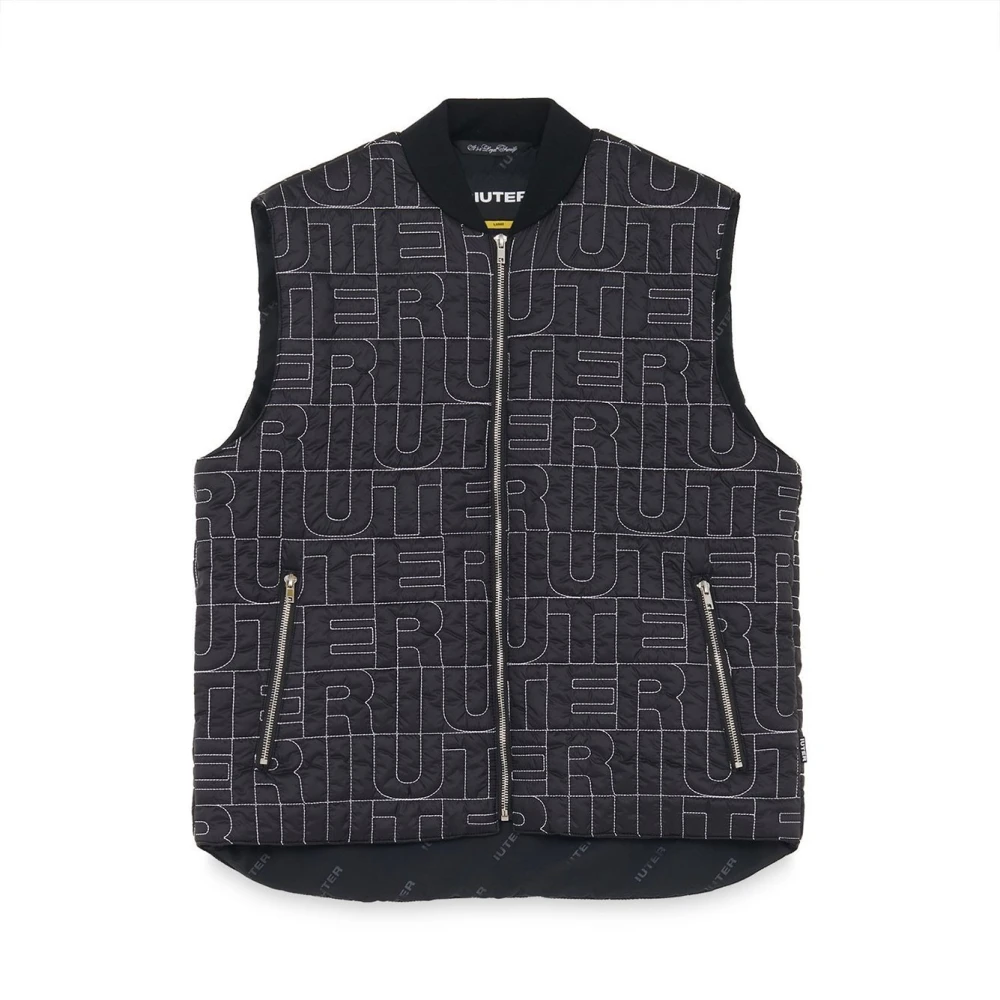 Iuter Quilty Worker Vest Svart Polyester Vår/Sommar 2024 Black, Herr