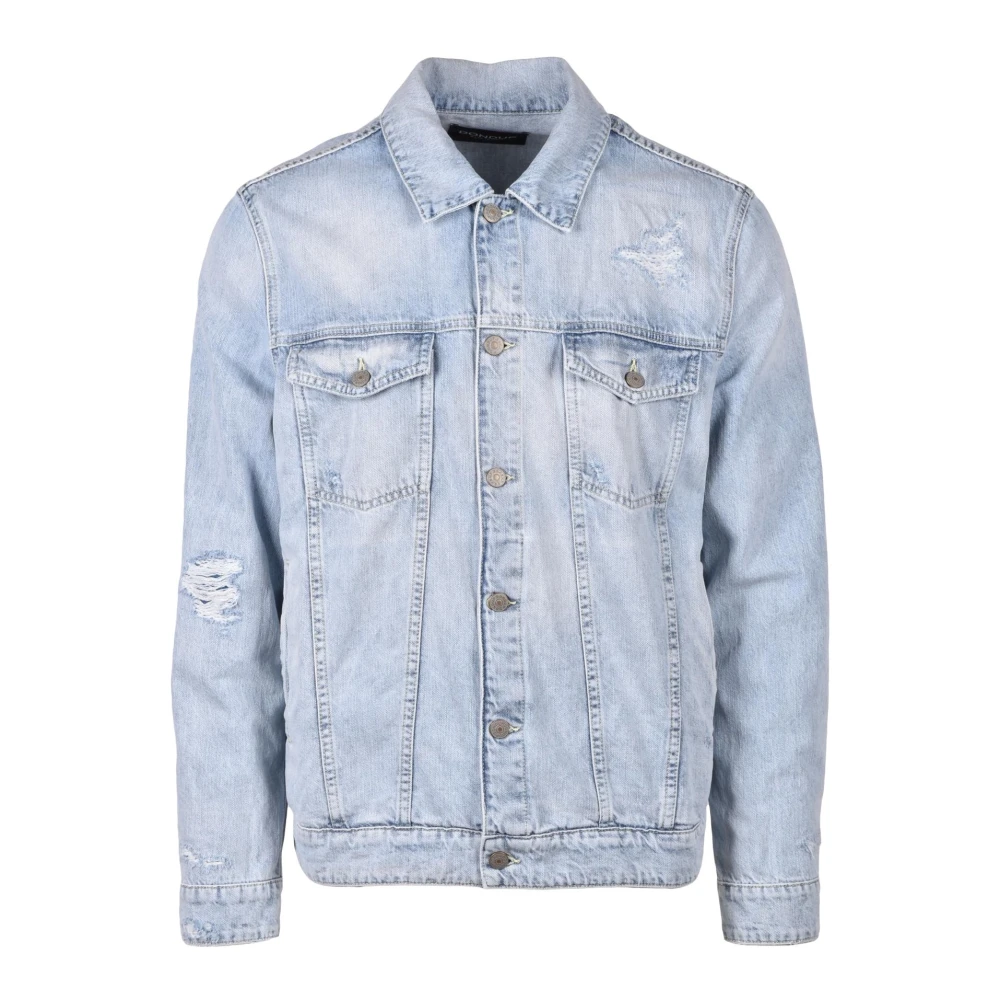 Dondup Denim jas met knoopsluiting Blue Heren