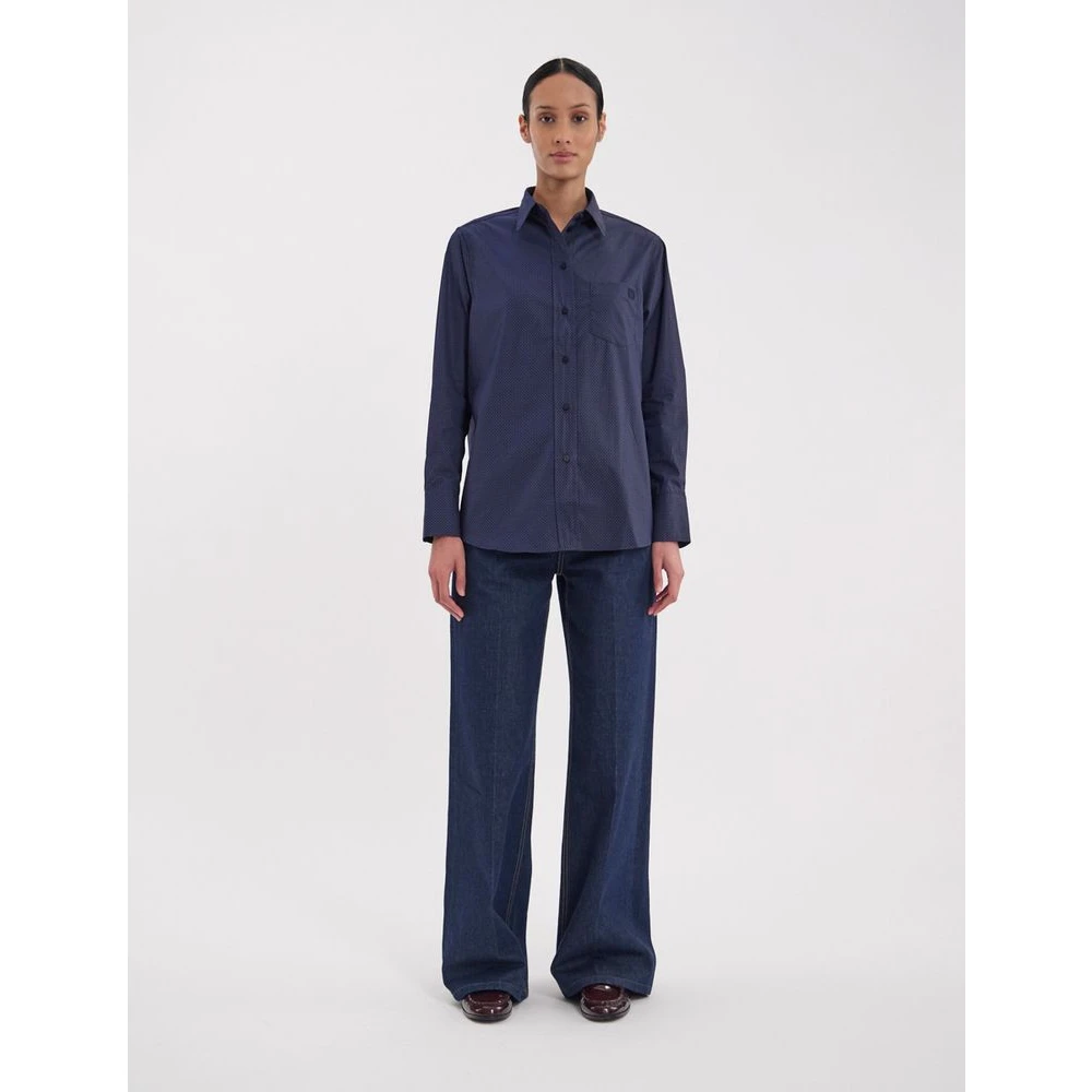 Ines De La Fressange Paris Maureen Shirt Blue Dames