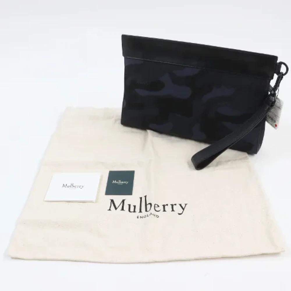 Mulberry Pre-owned Leather handbags Blue Dames