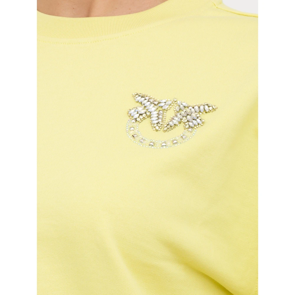 pinko Sweatshirts Yellow Dames