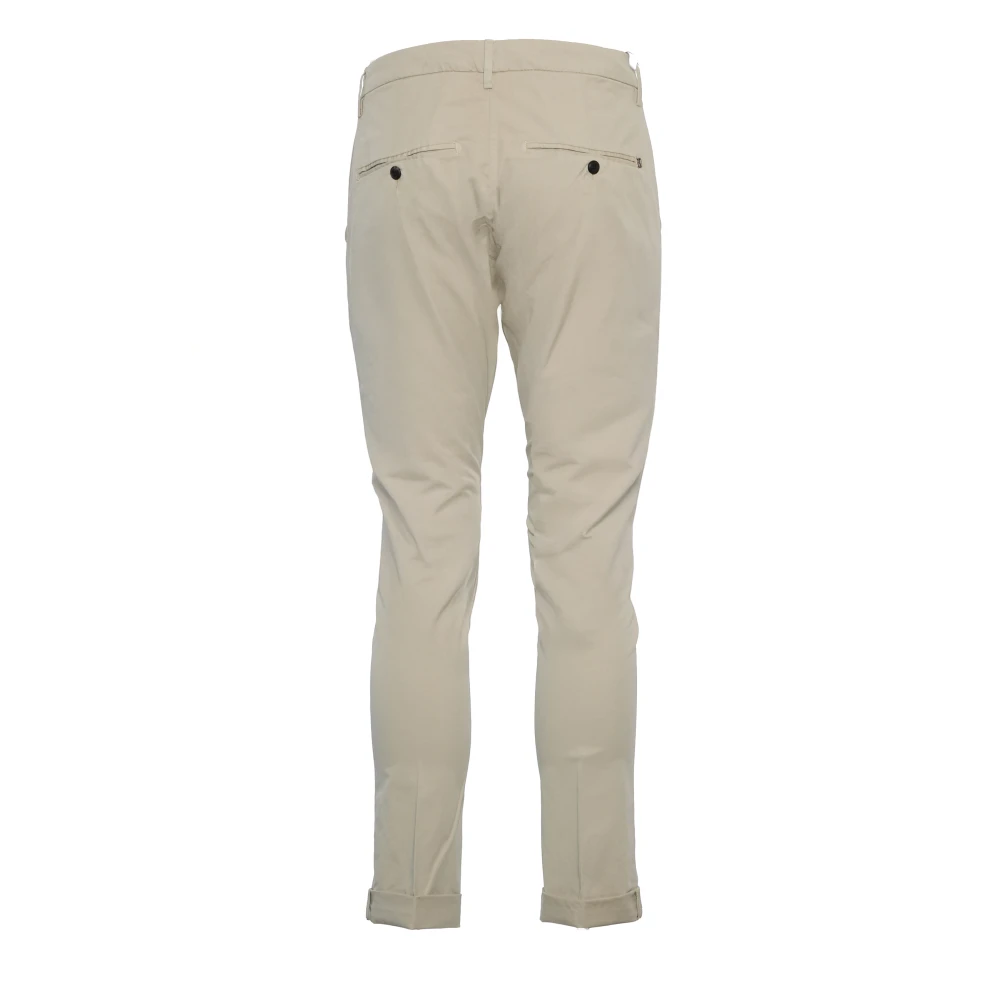 Dondup Slim-Fit Gaubert Broek Beige Heren