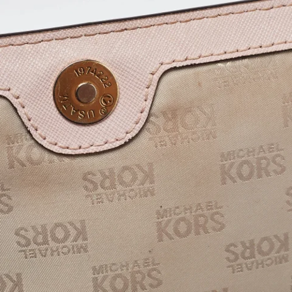 Michael Kors Pre-owned Canvas shoulder-bags White Dames