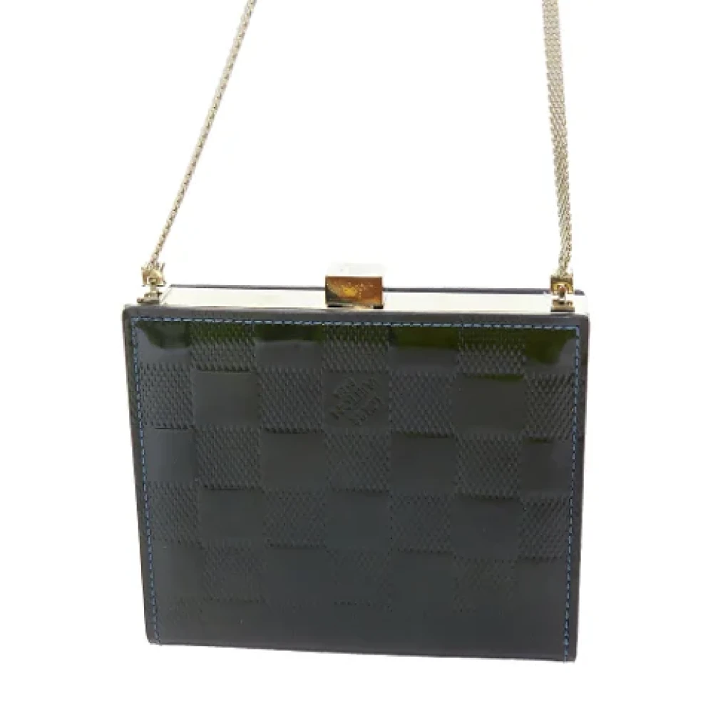 Louis Vuitton Vintage Pre-owned Leather crossbody-bags Green Dames