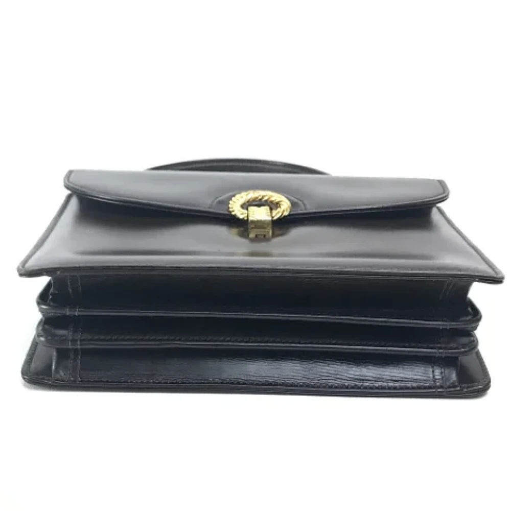 Gucci Vintage Pre-owned Leather gucci-bags Black Dames
