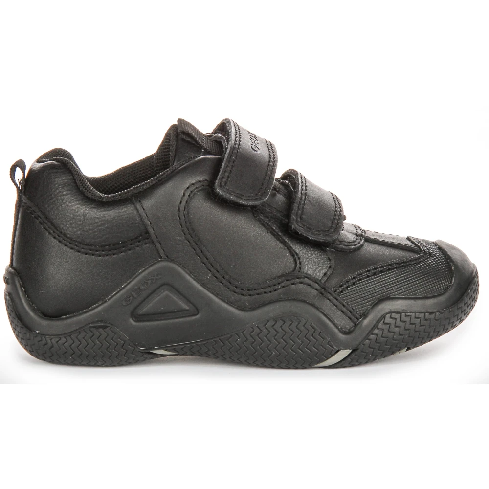 Geox , Kids Sneakers, Unisex, Black, 35 Eu, Kids Black Sporty Casual Shoes - Image 2