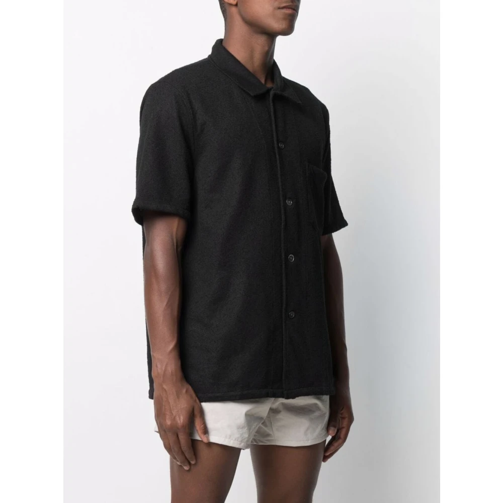 Our Legacy Korte Mouw Box Shirt Black Heren