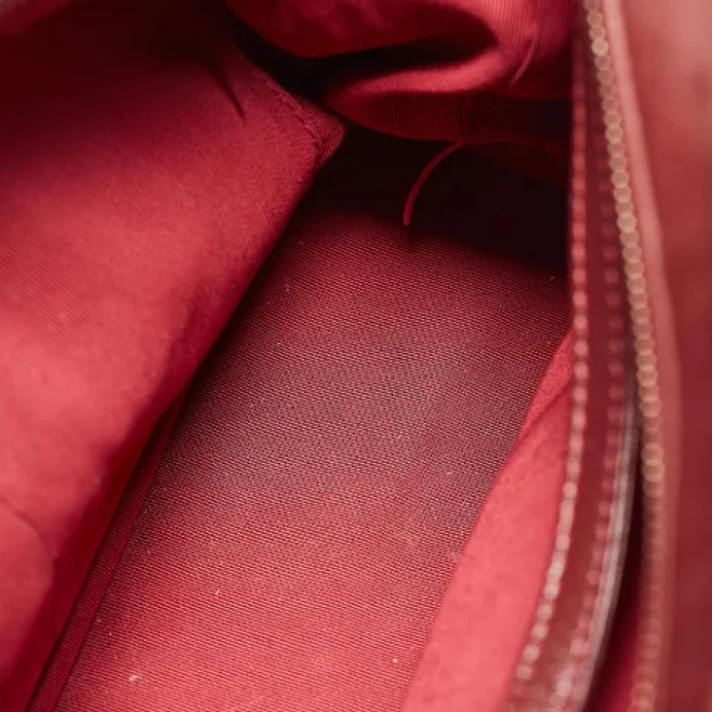 Chanel Vintage Pre-owned Leather shoulder-bags Red Dames