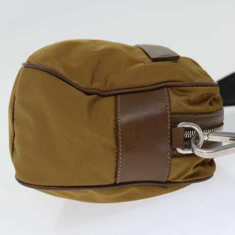 Prada Vintage Pre-owned Nylon prada-bags Brown Dames