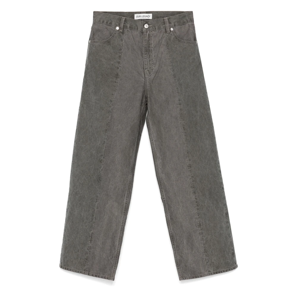 Our Legacy Stijlvolle Fatigue Cut Broek Gray Heren