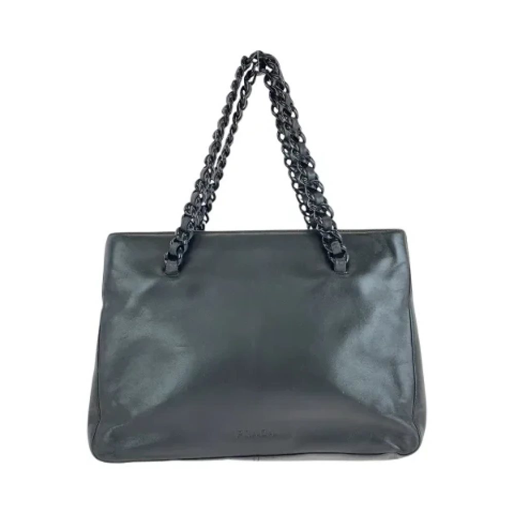 Prada Vintage Pre-owned Plastic prada-bags Black Dames