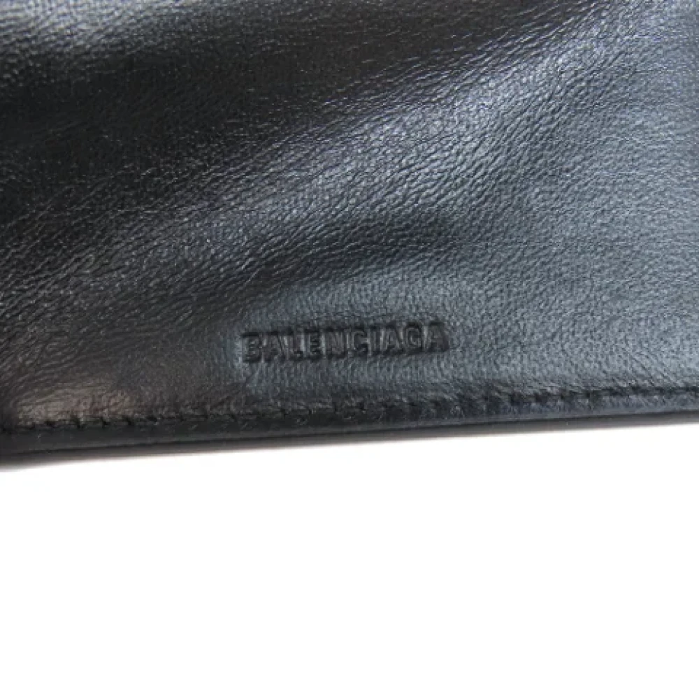 Balenciaga Vintage Pre-owned Leather wallets Black Dames