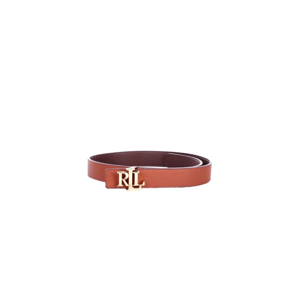 Ralph Lauren Omkeerbare riem met logo-gesp Brown Dames
