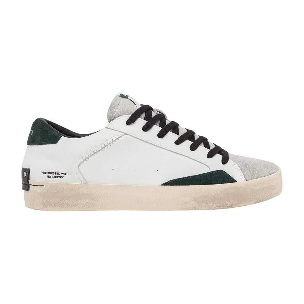 Crime London Distressed Heren Schoenen Wit