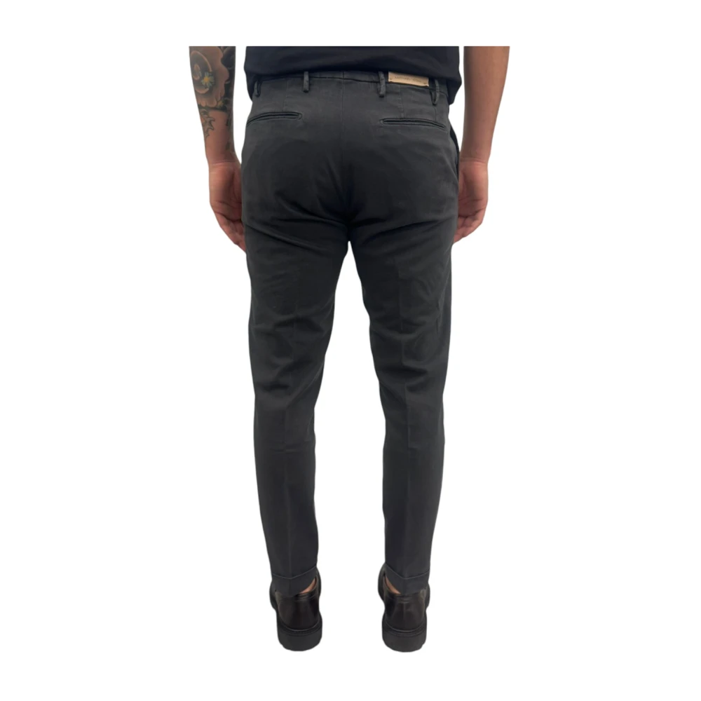 Michael Coal Katoenmix Slim Fit Broek Gray Heren