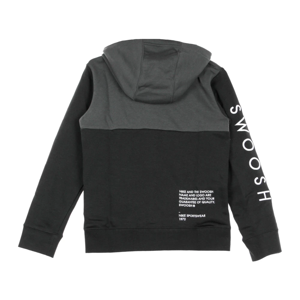 Nike Sporty Zip Hoodie Black Heren