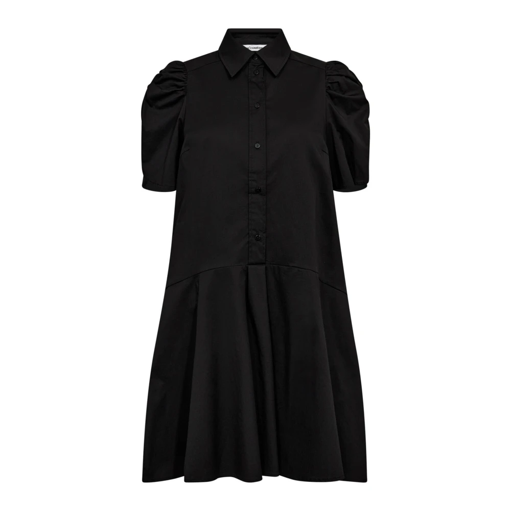 Co'couture Black Poppycc Shirt Dress A-Line - Female - Short Dresses - Xl - Dresses