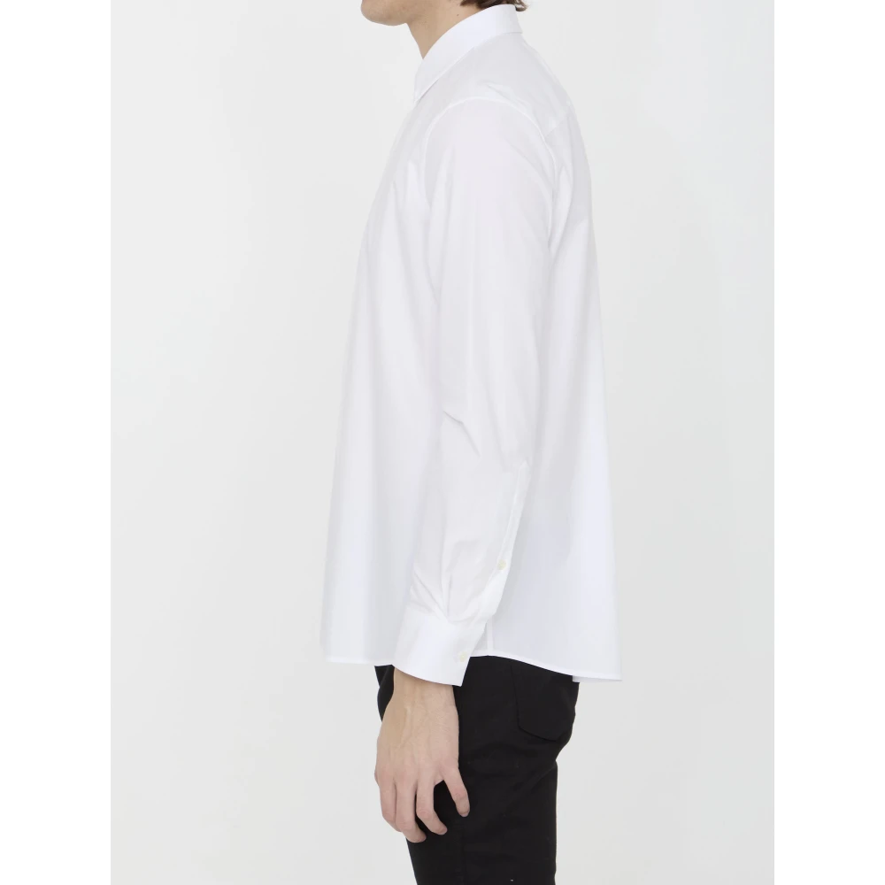Valentino Garavani Witte Katoenen Overhemd met Rockstud Untitled Studs White Heren