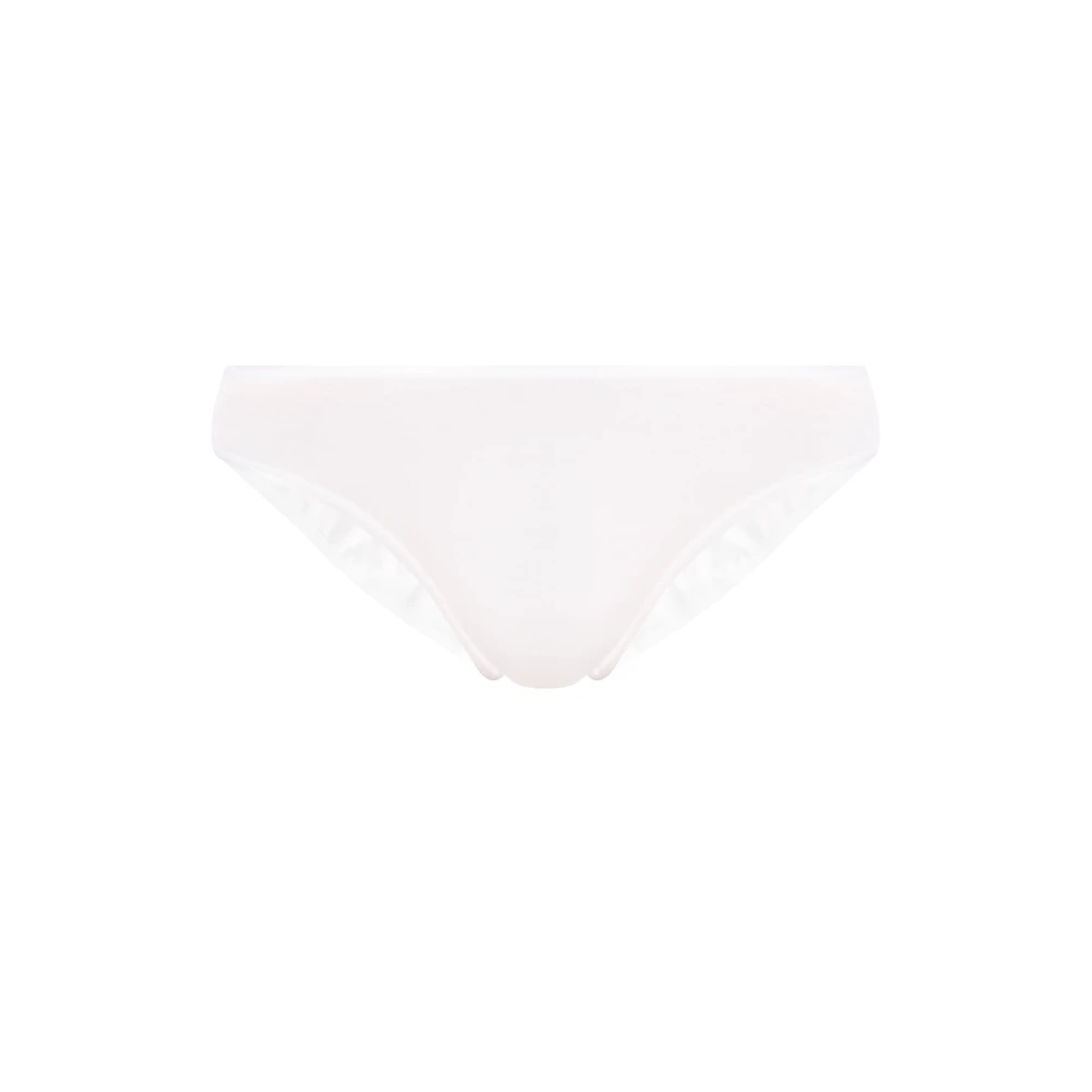 Hanro Vrouw Wit Ondergoed Dames, Xl, Katoen, Cotton Seamless Midi Briefs
