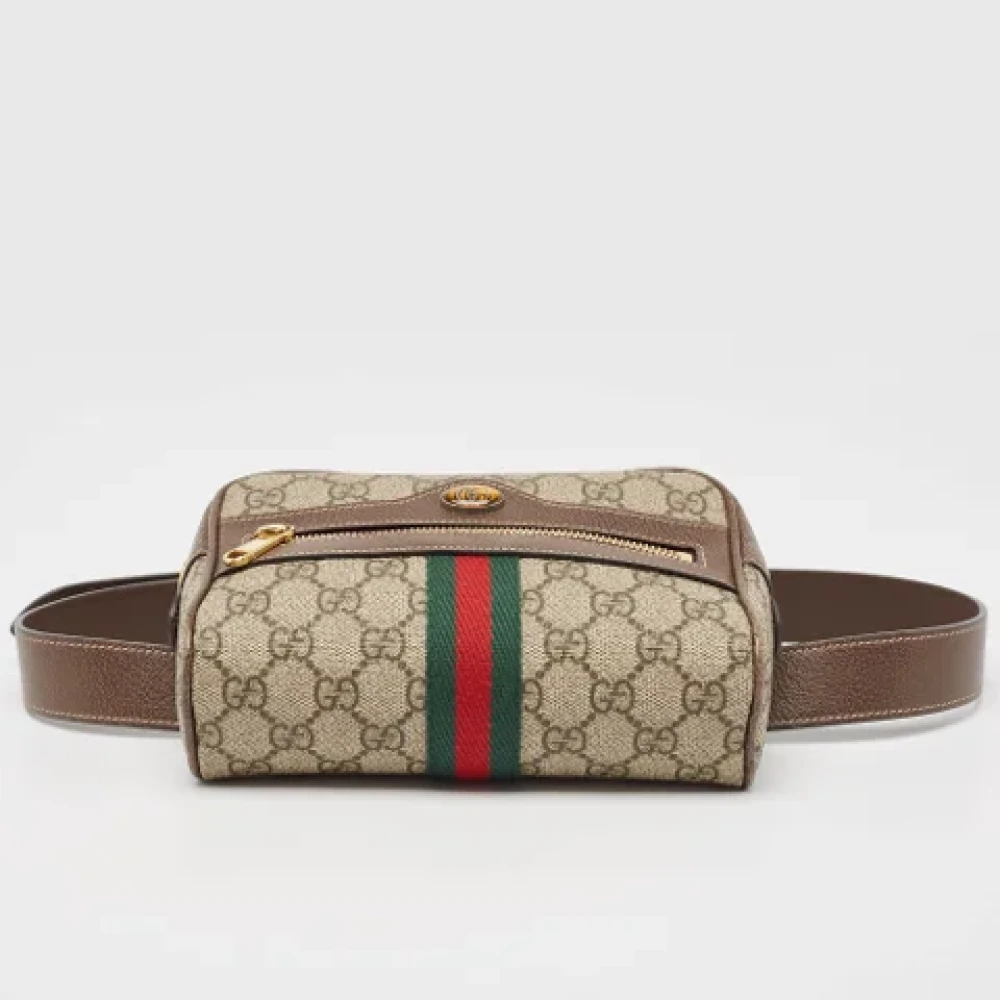 Gucci Vintage Pre-owned Canvas gucci-bags Brown Dames