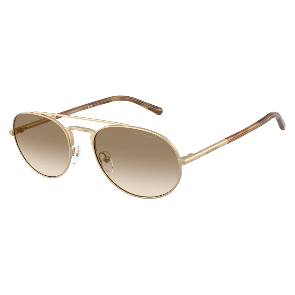 Emporio Armani Yellow Sunglasses, Male, 57 Mm, Sunglasses Ea2171 Brown