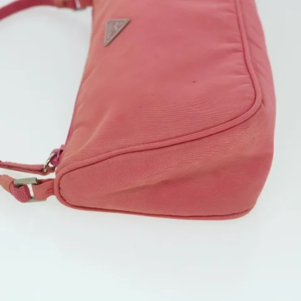 Prada Vintage Pre-owned Nylon pouches Pink Dames