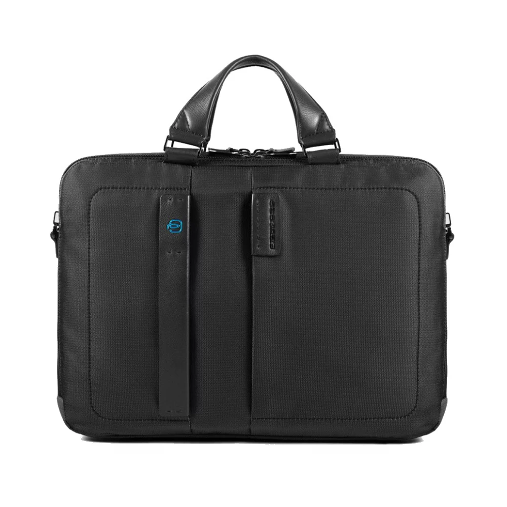 Piquadro Herr Svart Väska, One Size, Läder, Laptop Bags & Cases