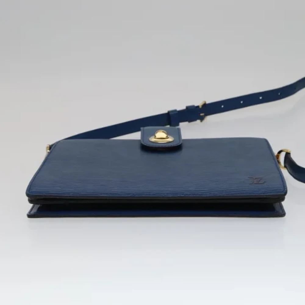 Louis Vuitton Vintage Pre-owned Leather louis-vuitton-bags Blue Dames