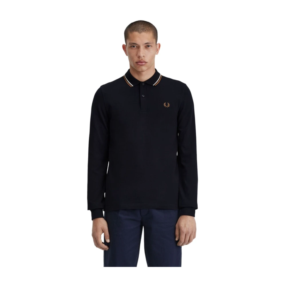 Fred Perry Polo Shirts Blue Heren