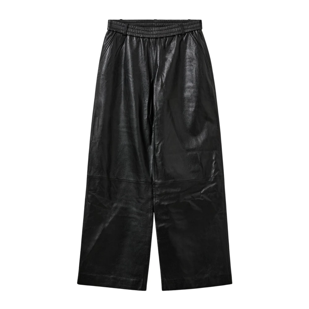 The Garment Black Soho Sweat Trousers - Female - Wide Trousers - 2XS - Trousers