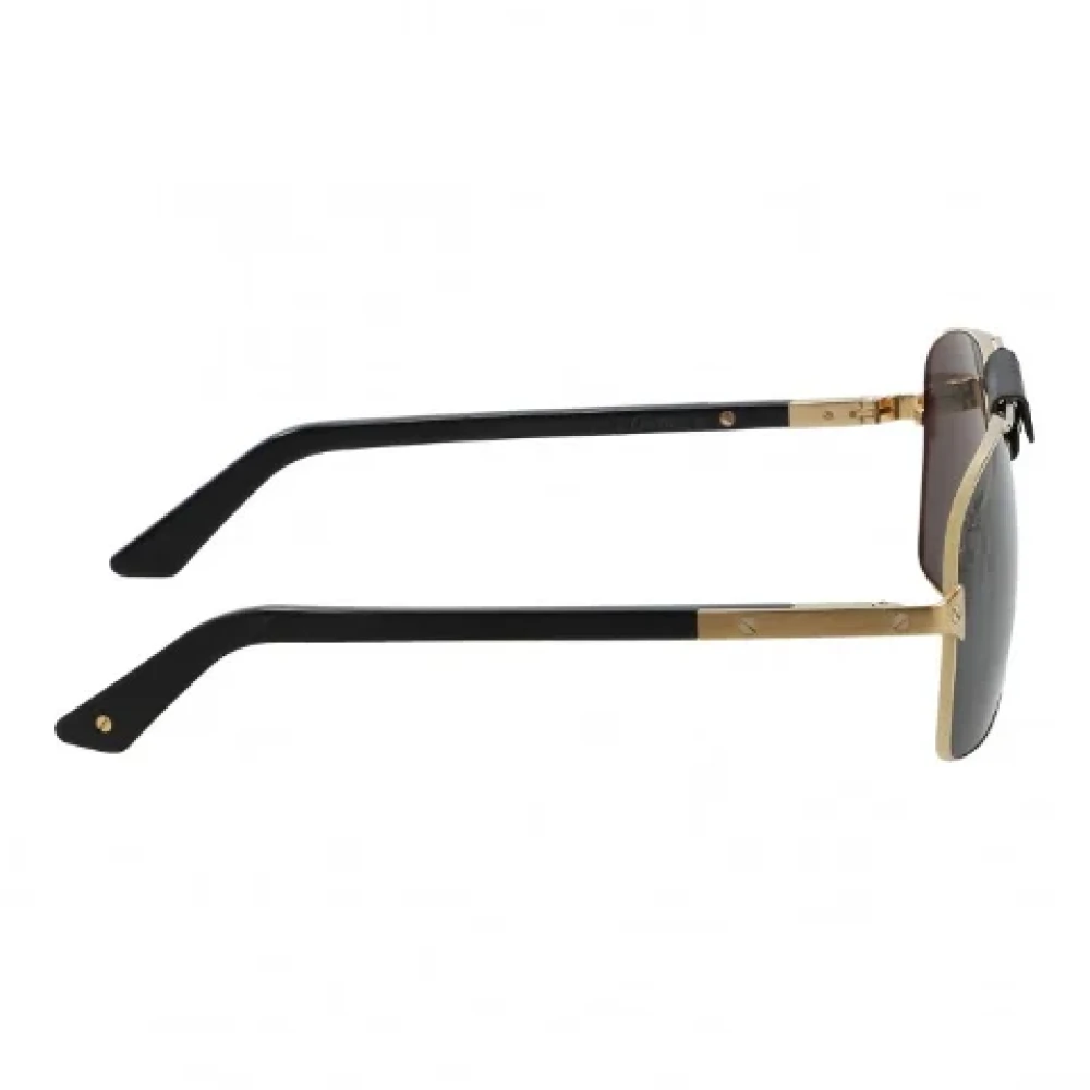 Cartier Vintage Pre-owned Fabric sunglasses Yellow Dames
