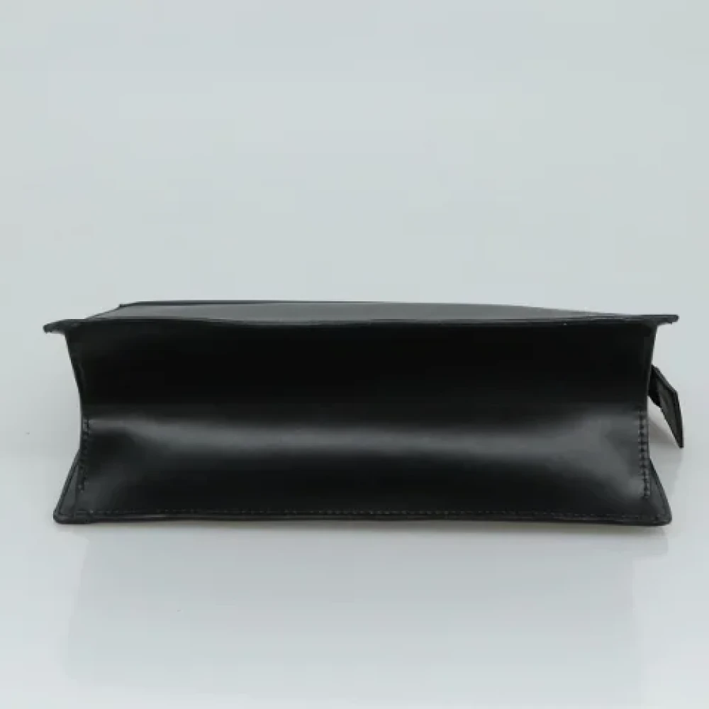 Louis Vuitton Vintage Pre-owned Leather pouches Black Dames