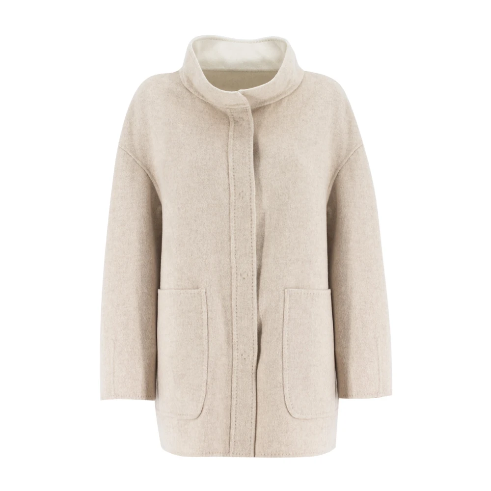 Moorer 3-in-1 Omkeerbare Dons Winterjas Beige Dames