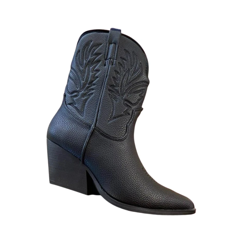 Shoecolate Cowboy Boots Black Dames