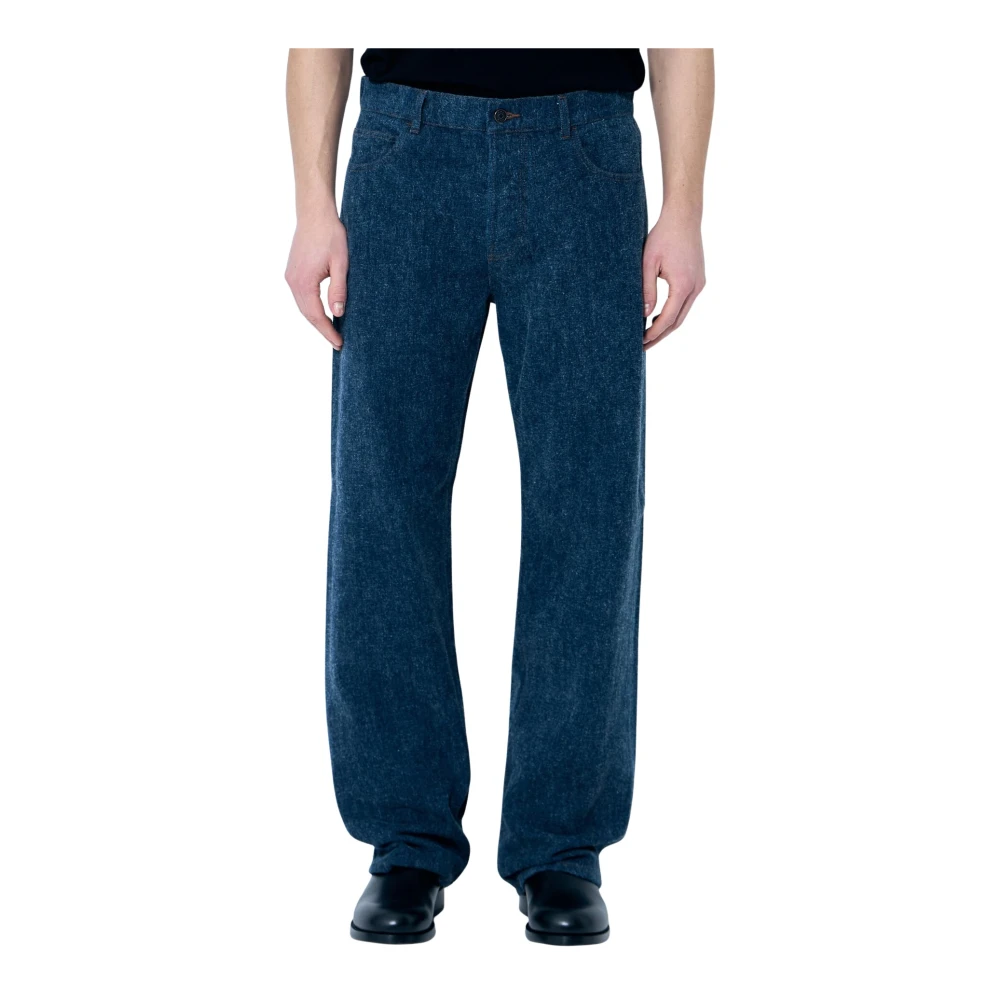 The Row Straight-leg Jeans met Vijf Zakken Blue Heren