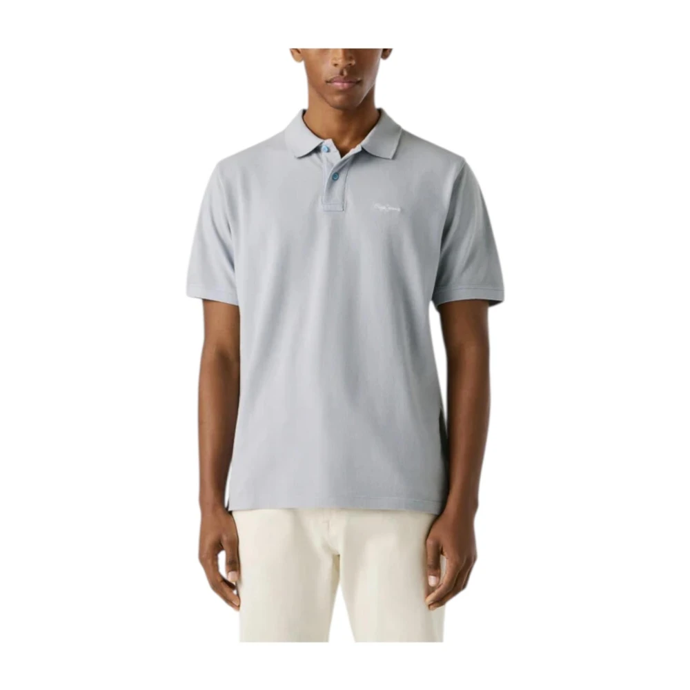 Pepe Jeans Men's Blue Polo Shirts, M, Oscar Polo