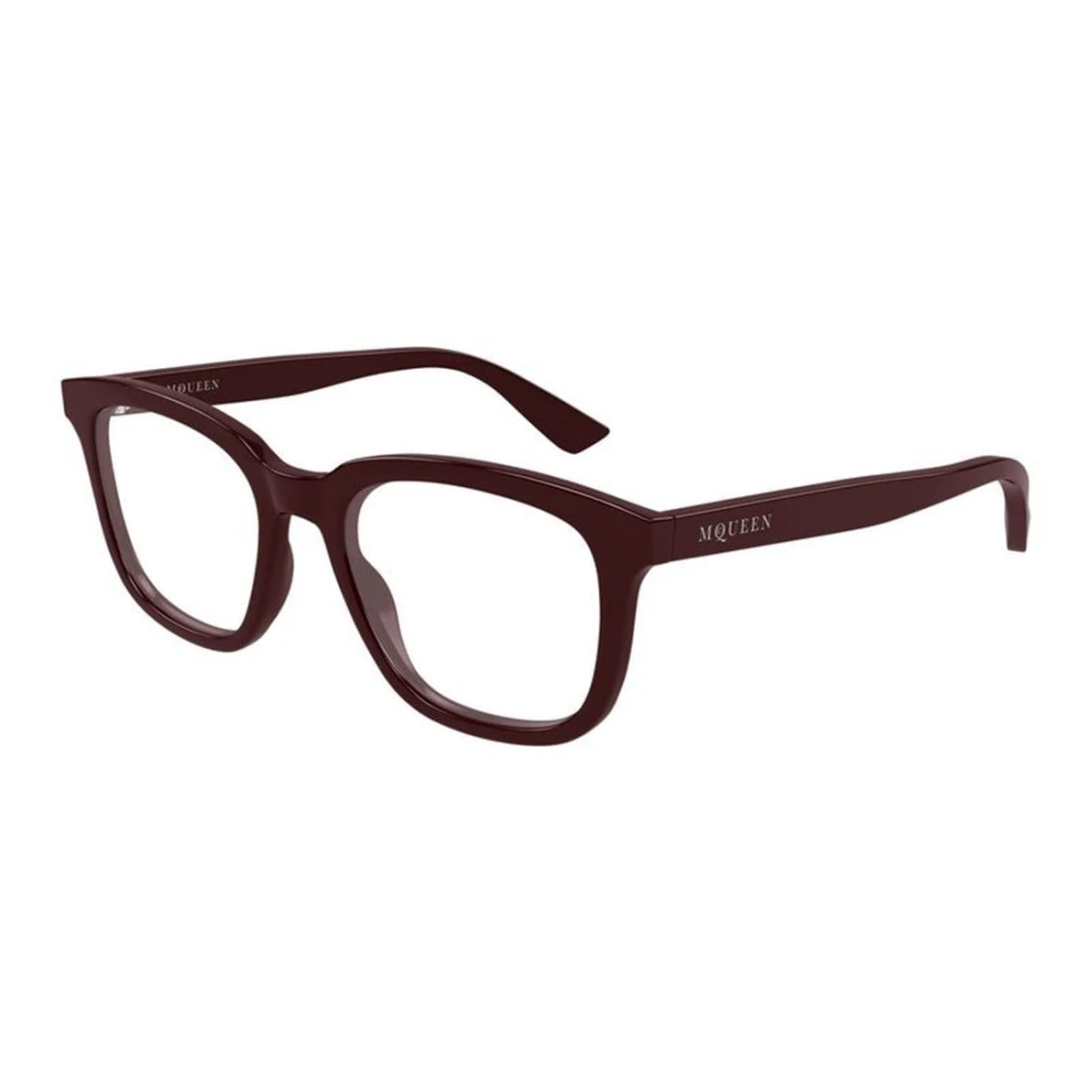 Alexander Mcqueen Women's Red Glasses, 52 Mm, Optical Frame