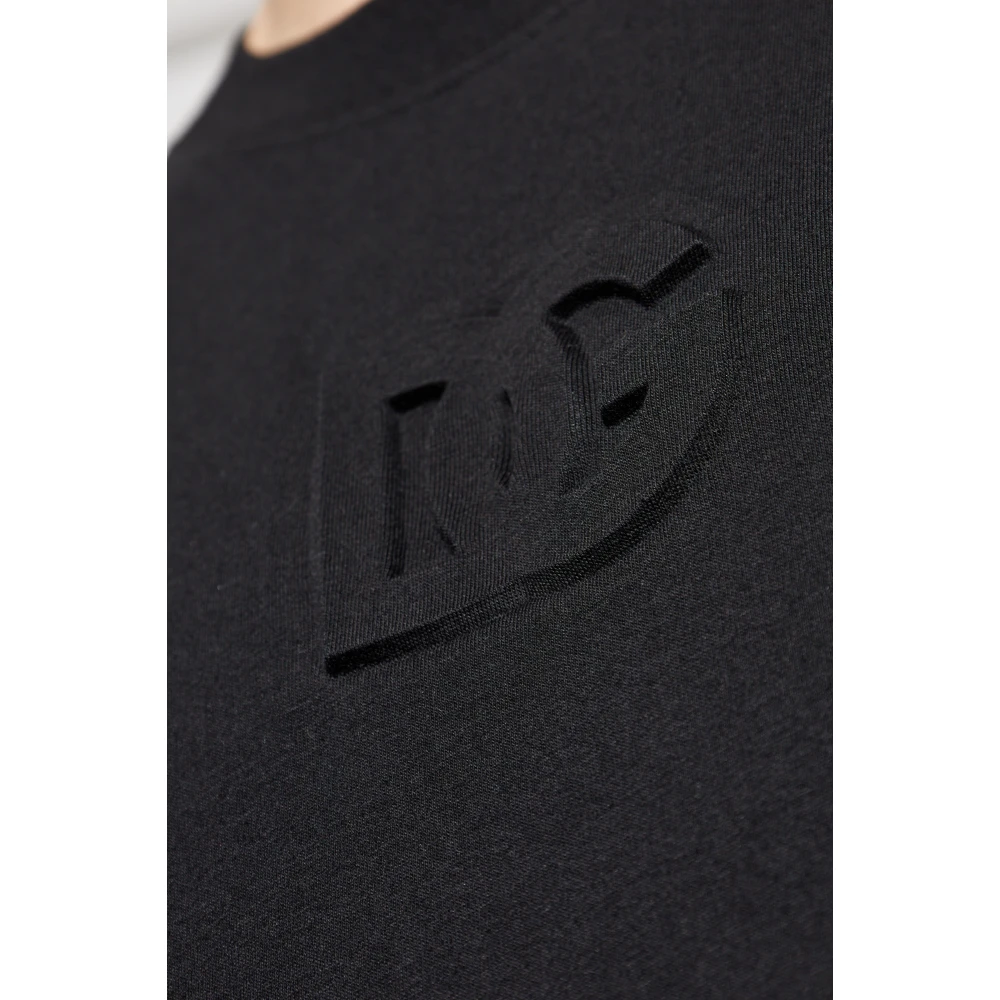 Dolce & Gabbana T-shirt met logo Black Heren