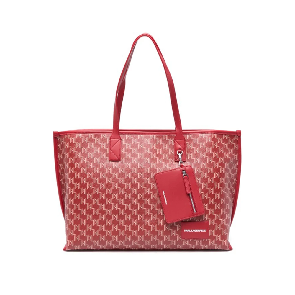 Karl Lagerfeld K Voyage tote tas Red Dames
